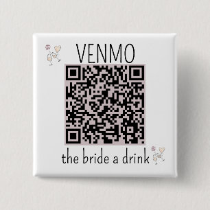 QR Code VENMO The Brik a Drink Junggeselinnen-Absc Button