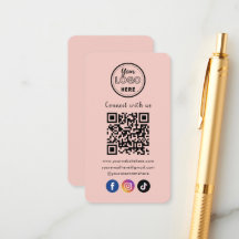 QR-Code Verbindung mit unserem trendigen Social Me