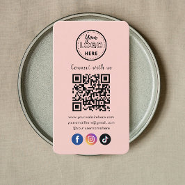 QR-Code Verbindung mit unserem trendigen Social Me Visitenkarte