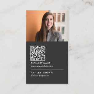 QR-Code Vernetzung modernes Logo real Anwesen Busi Visitenkarte