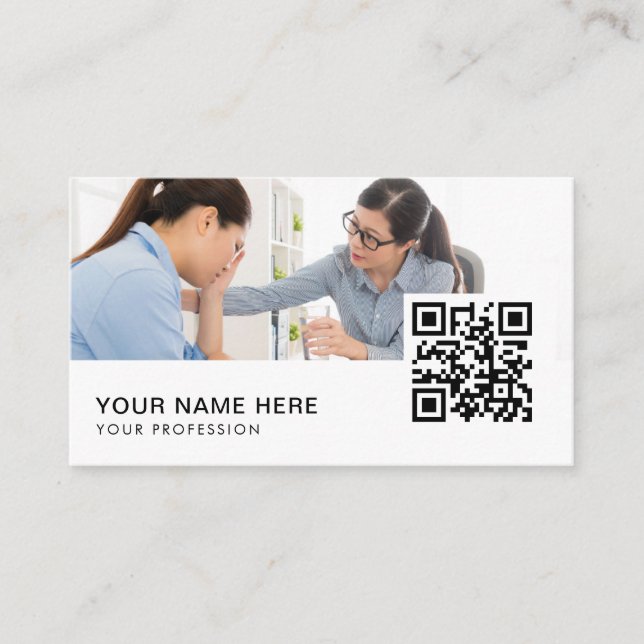 QR-Code Visitenkarte (Vorderseite)