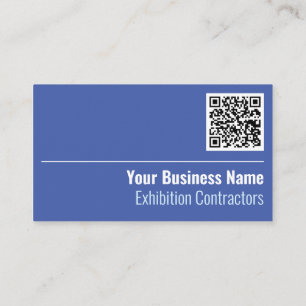 QR-Code-Visitenkarte für Ausstellungsveranstalter Visitenkarte