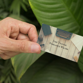 QR-Code-Visitenkarte für den Schreibtisch Visitenkarte