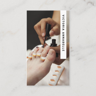 QR-Code-Visitenkarte für Pädikurist und Manikurist Visitenkarte