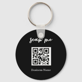 QR-Code-Visitenkarte Ihr Logo Benutzerdefinierter Schlüsselanhänger