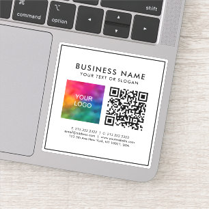 QR-Code-Vorlage für Business-Logos Benutzerdefinie Aufkleber