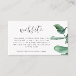 QR-Code-Website Begleitkarte