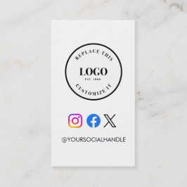 QR-Code-Website Benutzerdefiniertes Logo Unternehm Visitenkarte