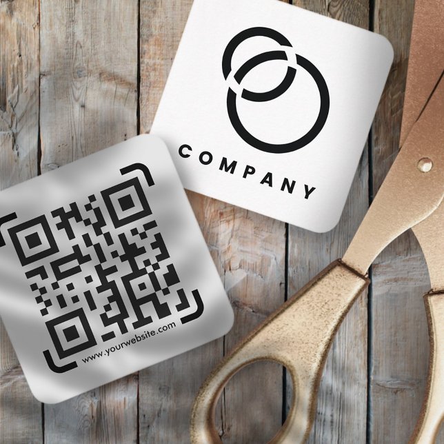 QR-Code-Website-Logo für Business Scan - einfach Quadratische Visitenkarte (Von Creator hochgeladen)
