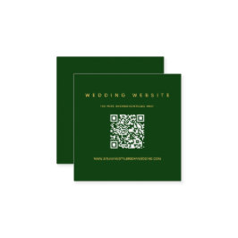 QR Code Wedding Website Begleitkarte