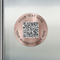 QR-Code Werbe-Rose Gold