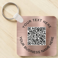 QR-Code Werbe-Rose Gold