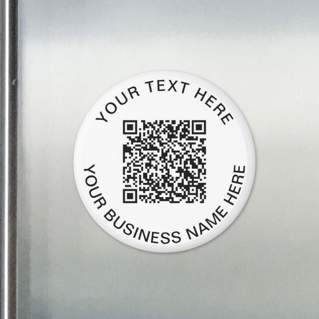 QR-Code Werbeartikel Magnet (QR Code Promotional Magnet)