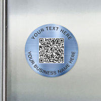 QR-Code Werbeblau