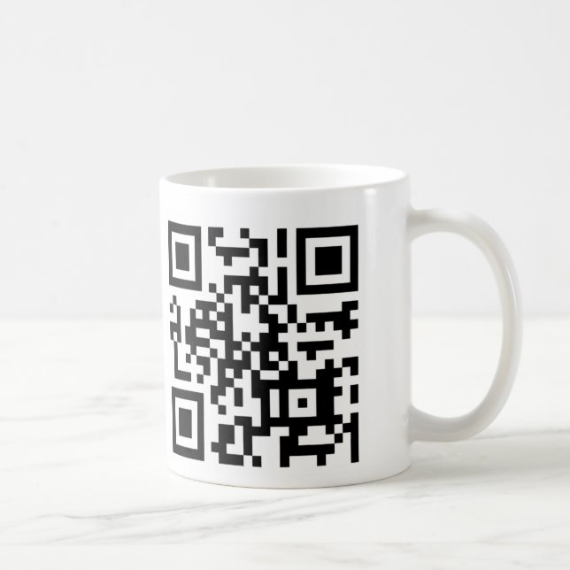 QR Code wie jetzt Brown-Kuh? Kaffeetasse (Rechts)