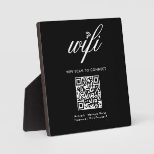 QR-Code Wifi-Scan zum Verbinden Benutzerdefiniert  Fotoplatte