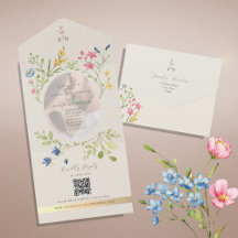 QR-Code Wildblumen-Foto-Hochzeit