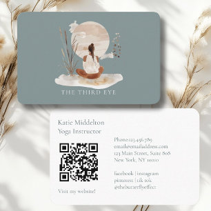 QR-Code - Yoga Reiki Wellness Visitenkarte