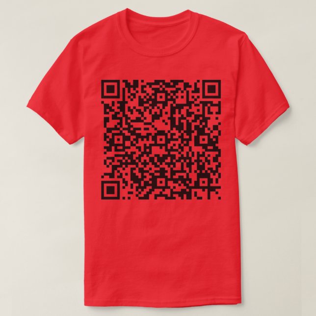 QR Code Zitat Technischer Fortschritt T-Shirt (Design vorne)
