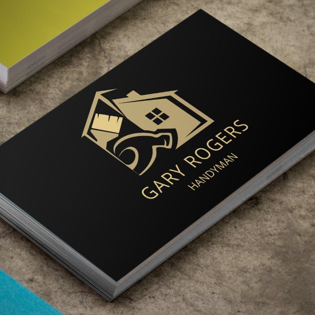 QR Code Zuhause Repair Handyman Visitenkarte (Von Creator hochgeladen)