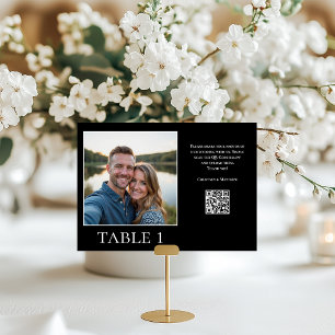 QR-Code zum Teilen von Fotos Tischnummer