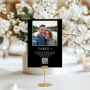 QR-Code zum Teilen von Fotos Tischnummer