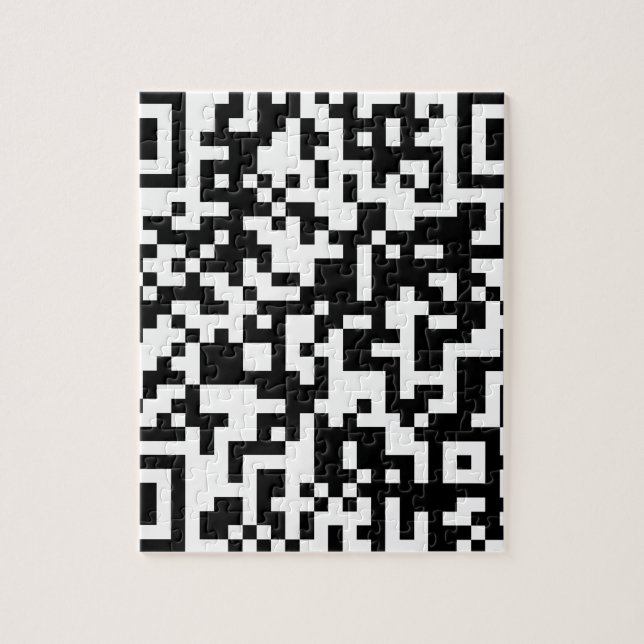 QR Codeentwurf Puzzle (Vertikal)