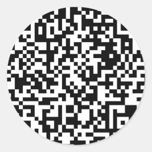QR Codeentwurf Runder Aufkleber