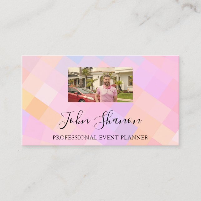 QR-Codelogo Benutzerdefiniertes Foto Real Anwesen Visitenkarte (Vorderseite)