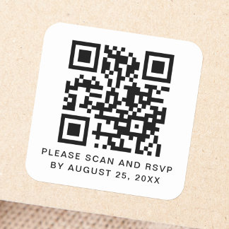 QR-Codeprüfung und UAWG-Aufkleber für den benutzer Quadratischer Aufkleber