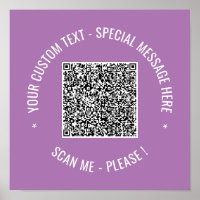 QR-Codescannen Informationen Benutzerdefinierte Te