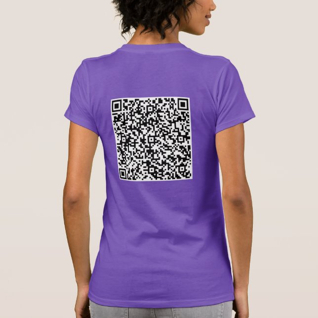 QR-Codescannen-InfoÜberraschung T - Shirt-Geschenk T-Shirt (Rückseite)
