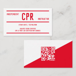 QR CPR Schulung und Erste Hilfe Visitenkarte