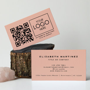 QR-Firmenlogo Beruflich vorne und hinten Visitenkarte