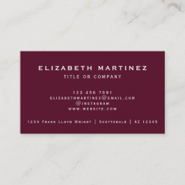 QR-Firmenlogo Beruflich vorne und hinten Visitenkarte