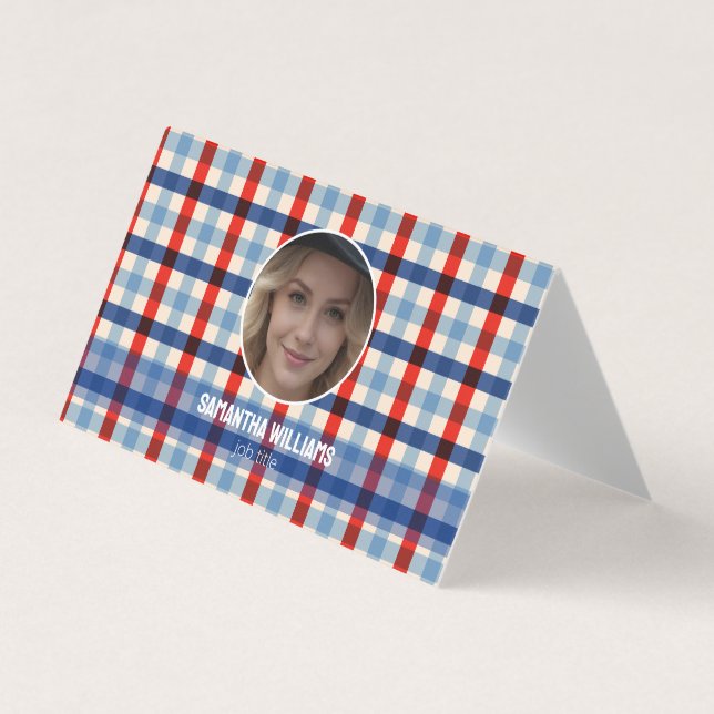 QR-Foto für Einwanderungsfragen Visitenkarten (Vorderseite)