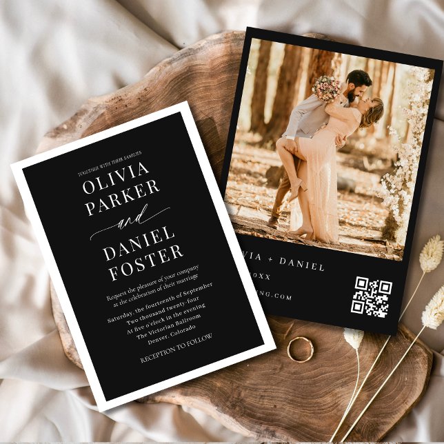 QR-Foto-Hochzeit Einladung (Von Creator hochgeladen)