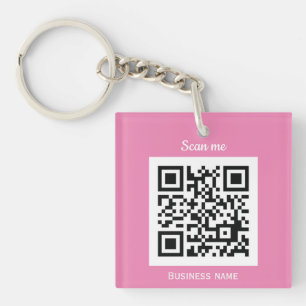 QR-Geschäftslogo Berufliches, benutzerdefiniertes Schlüsselanhänger