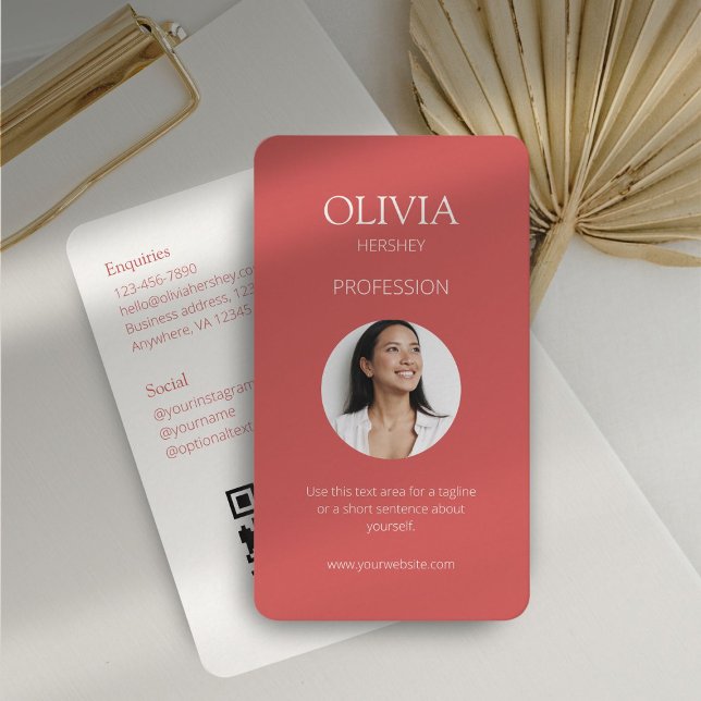 QR-Kodex für Korallenriffe im Foto Visitenkarte (Von Creator hochgeladen)