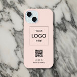 QR-Kodex für soziale Medien<br><div class="desc">Erhöhen Sie Ihr Business-Branding mit unserem individuellen iPhone-Fall! Dieses Gehäuse wurde so konzipiert, dass Sie Ihre Marke auffallen, und zeigt Ihr Logo deutlich sichtbar an. Unter dem Logo haben wir einen praktischen QR-Code für den einfachen Zugriff auf Ihre Website oder Werbeaktionen hinzugefügt. Außerdem gibt es Platz für drei Social-Media-Icons und...</div>