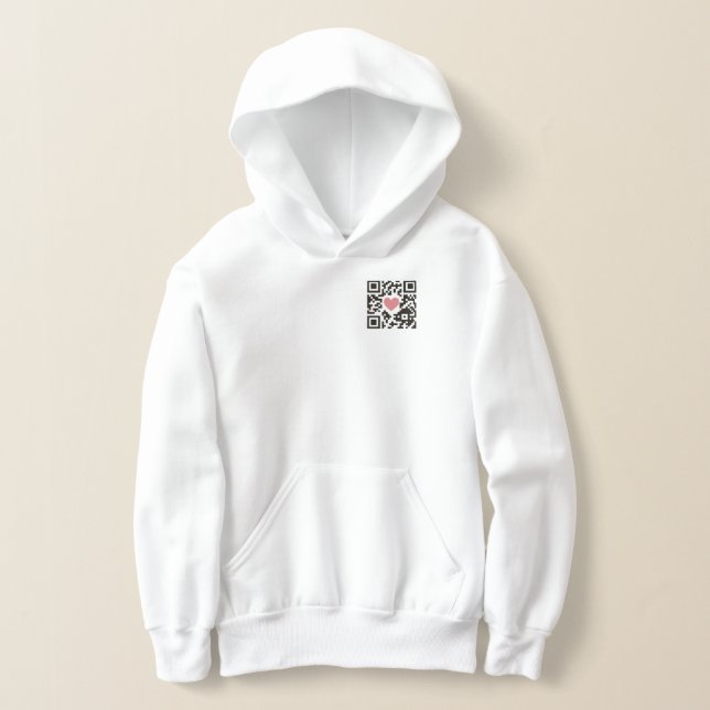 QR-Liebe Hoodie (Ablage )