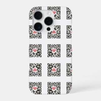 QR-Liebe iPhone 16 Pro Hülle