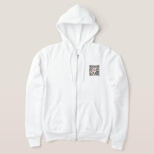 QR-Liebescode Hoodie