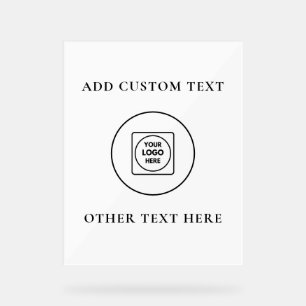 QR-Logo-Branding-Acrylschild Acrylschild