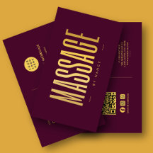QR-Logo für Burgundy & Gold Massage Therapeut