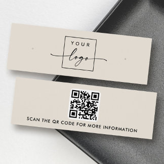 QR-Logo-Karte für helle Ohrmarkierungen