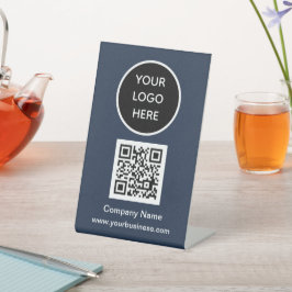 QR-Logo NEU Blue Business Scan me Website Sockelschild