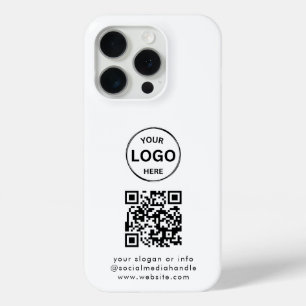 QR-Logos Business Minimalistisch Einfach Case-Mate iPhone Hülle