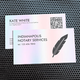 QR Notar- und Kreditsignierungs-Agent Visitenkarte