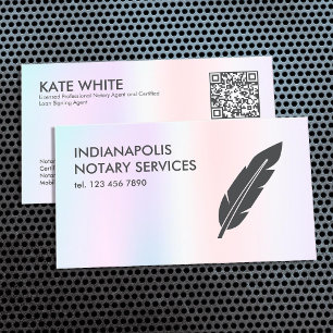 QR Notar- und Kreditsignierungs-Agent Visitenkarte